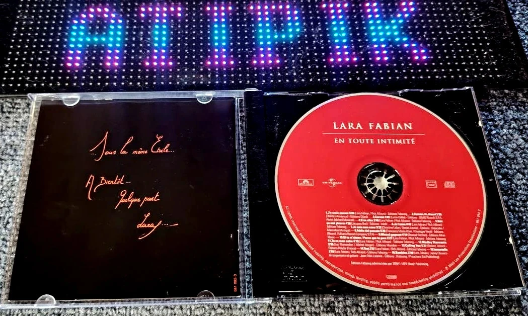 🎤 Cd Lara Fabian - En Toda Intimidad - Álbum En Vivo Polydor Universal💕 – photo 3